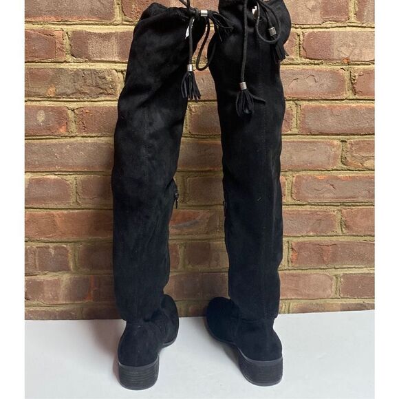Madden Girl Prissy Black Over The Knee Boot Size 9 NEW - Picture 5 of 9